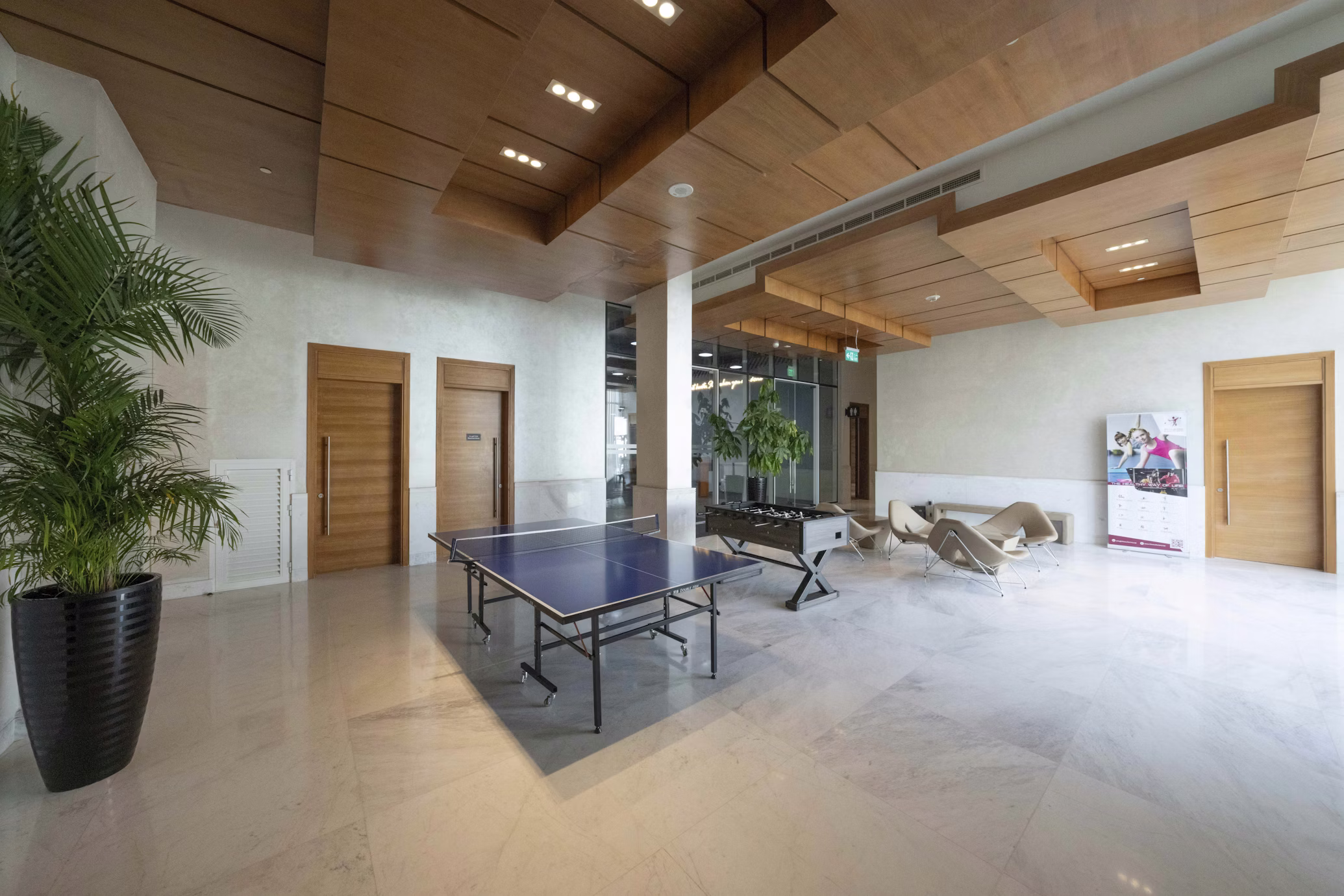 Welcoming entrance to Play Ping London social table tennis venue